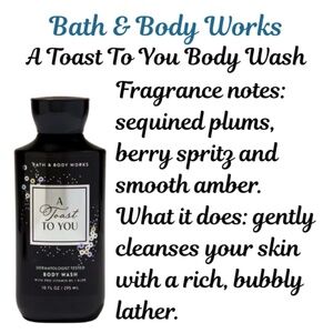 Bath & Body Works Full Size 10 oz. - A Toast to You Body Wash - BRAND NEW